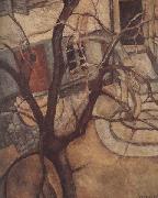 Amedeo Modigliani, Cour d'atelier (mk38)